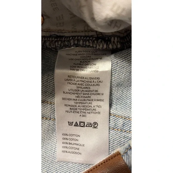 We The Free Blue Denim Deep Trance Sweet Dreams Dropped Boyfriend Jeans 28 - Picture 7 of 11